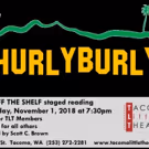 Tacoma Little Theatre's 'Off The Shelf' Presents HURLYBURLY