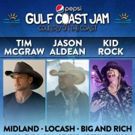 Tim McGraw, Jason Aldean, Kid Rock to Headline Pepsi Gulf Coast Jam