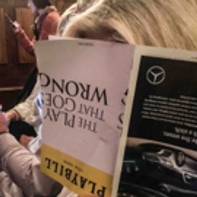 Photo Coverage: Geneva Carr &amp; Max von Essen Visit THE PLAY THAT GOES WRONG