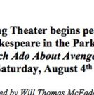 The Actors' Gang Announces 2018 Free Shakespeare In The Park