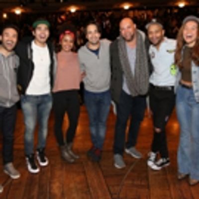 Exclusive Photo Coverage: Lin-Manuel Miranda Makes a Surprise Visit at #EduHam