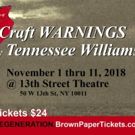 Tennessee Williams' SMALL CRAFT WARNING to Be Revived