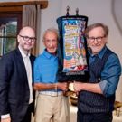 DESTINATION UNKNOWN's Ed Mosberg Donates Torah to Steven Spielberg