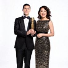 Photo Flash: See a First Look of GOLDEN GLOBES Hosts Sandra Oh and Andy Samberg
