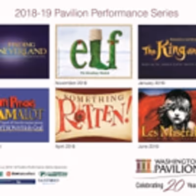 2018-19 PAVILION PERFORMANCE SERIES Announced at Washington Pavilion
