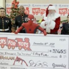 Official SPIDER-MAN HOMECOMING Suit Auctioned Off for Toys for Tots