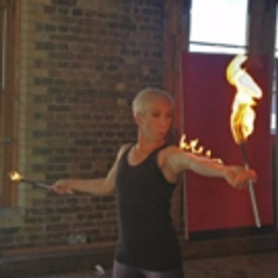 Photo Flash: BARNUM Gets Fiery in Rehearsal at Menier Chocolate Factory