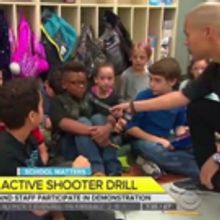 VIDEO: CBS THIS MORNING is Live Inside a School Active Shooter Drill