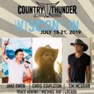 Chris Stapleton, Tim McGraw and Jake Owen to Headline 2019 Country Thunder Wisconsin