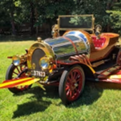 Exact Replica of Film's Famous CHITTY CHITTY BANG BANG Car Set for United Palace Benefit Screening