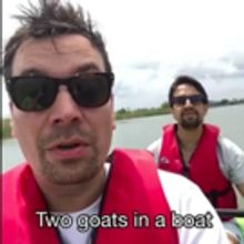 Lin-Manuel Miranda and Jimmy Fallon Rock Matching Goatees in Instagram Song Collabora