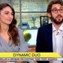 VIDEO: Sara Bareilles and Josh Groban Chat Tony Awards Preparation on CBS THIS MORNIN