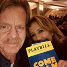 Photo Flash: William H. Macy & Felicity Huffman Visit Broadway's COME FROM AWAY