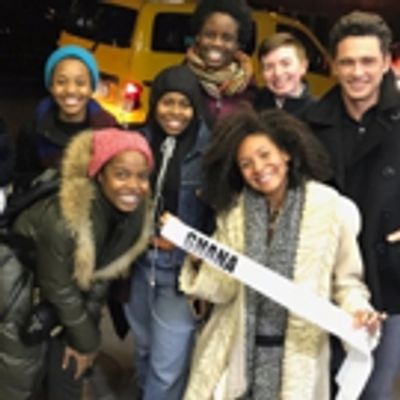 Photo Flash: James Franco Stops by 'SCHOOL GIRLS' Off-Broadway