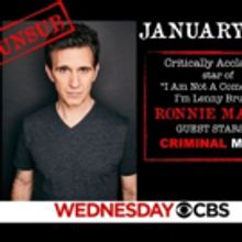 Ronnie Marmo to Guest Star OnHit CBS Crime Drama CRIMINAL MINDS