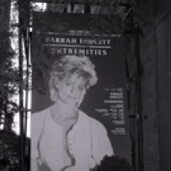 Photo Throwback: Farrah Fawcett Rehearses For EXTREMITIES in 1983 Photo
