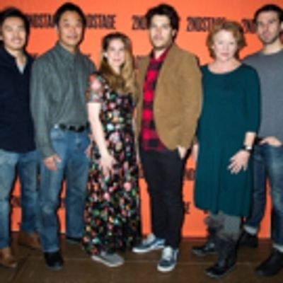 Photo Coverage: Anna Chlumsky, Adam Pally &amp; the Cast of CARDINAL Meet the Press!