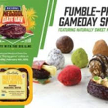 Natural Delights Creates Delicious Gameday Themed Snack Recipes as National Medjool D