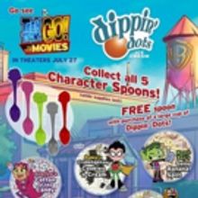 Dippin' Dots Joins Forces with TEEN TITANS GO! to the Movies with Character Spoons…