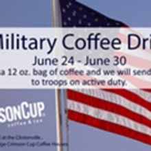 Crimson Cup to Hold Military Coffee Drive June 24 to June 30