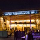 Moody Performance Hall Signage Illuminated In Dallas Arts District