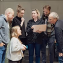 Photo Flash: Hayley Atwell, Jack Lowden, and the Cast in Rehearsal For MEASURE FOR…