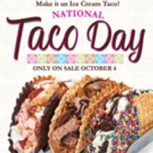 Cold Stone Creamery Celebrates National Taco Day with Waffle Tacos