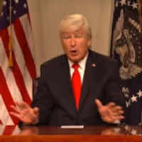 VIDEO: Alec Baldwin's Trump Talks Gun Control in SNL's Cold Open Video
