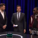 VIDEO: Jimmy Fallon Plays Catchphrase with Joel McHale, Michael Che and Offset