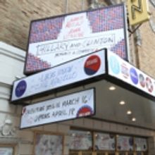 Up On The Marquee: HILLARY AND CLINTON on Broadway!