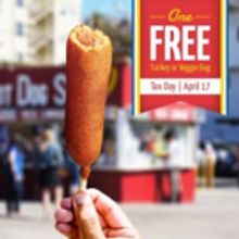Hot Dog on a Stick to Treat Customers to One Free Original Turkey or Veggie Dog on Ta