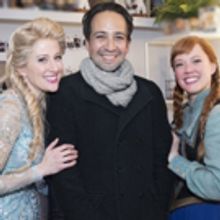 Photo Flash: Lin-Manuel Miranda Receives a Royal Welcome at FROZEN
