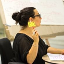 Photo Flash: In Rehearsals for Deafinitely Theatre's CONTRACTIONS