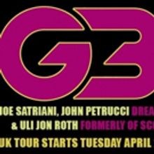Joe Satriani's G3 2018 UK Tour with John Petrucci & Uli Jon Roth Kicks Off on 24 April