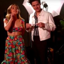 VIDEO: Haley Lu Richardson, Cole Sprouse Teach Busy Philipps How to Take Uncute Photo