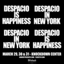 James Murphy & 2MANYDJS Present: DESPACIO, 3/29-3/31 at the Knockdown Center