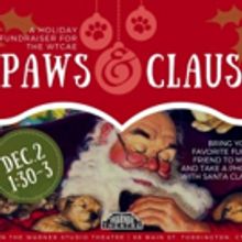 The Warner Theatre to Raise Money With PAWS AND CLAUS