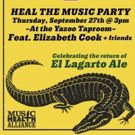 Heal the Music Party feat. Elizabeth Cook and Friends at Yazoo Taproom 9/27