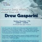 Join a Song Writing Class With Drew Gasparini