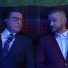 VIDEO: Justin Timberlake & Stephen Colbert Ask the Big Questions on LATE NIGHT