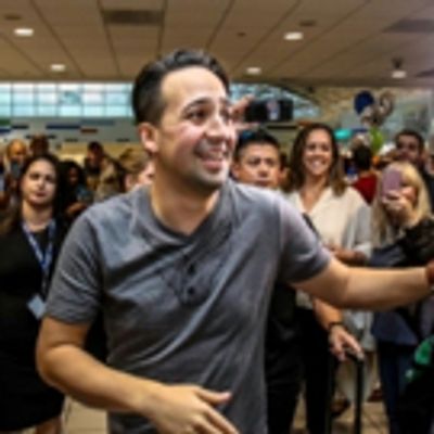 Photo Flash: Lin-Manuel Miranda Arrives In Puerto Rico For HAMILTON