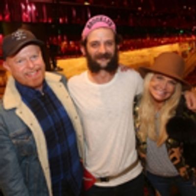 Photo Flash: Oh What a Beautiful Evening! Kristin Chenoweth and Jesse Tyler Ferguson Visit OKLAHOMA!