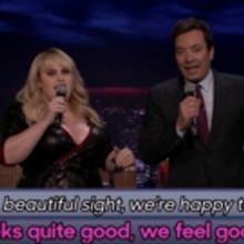 VIDEO: Rebel Wilson & Jimmy Fallon Perform Google-Translated Holiday Songs