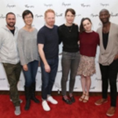 Photo Coverage: Jesse Tyler Ferguson &amp; the Company of Playwrights Horizons&#039; LOG CABIN Meet the Press
