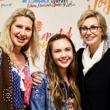 Photo Flash: Jane Lynch Visits Cast Of UNEXPECTED JOY
