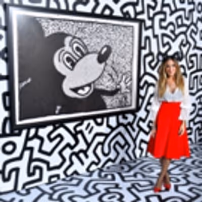 Photo Coverage: Sarah Jessica Parker Attends the 'Mickey: The True Original Exhibition'