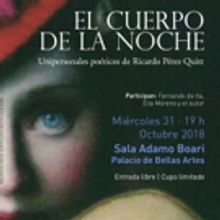 Presentarán En Bellas Artes Unipersonales Poéticos De Ricardo Pérez Quitt