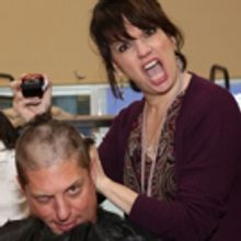 FREEZE FRAME: Beth Leavel and Christopher Sieber Get Hairy as Miss Hannigan Gives Dad