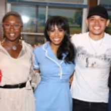 Photo Coverage: Leslie Odom, Jr., Cynthia Erivo, and More Visit Nicolette Robinson Backstage After WAITRESS Debut