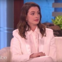 VIDEO: Anne Hathaway Chats her OCEANS 8 Co-Stars and her Bucket List on THE ELLEN…